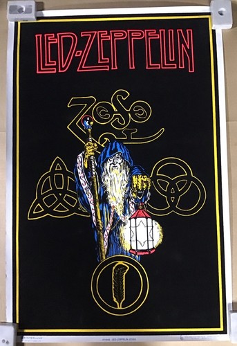 Poster led zeppelin zoso - zeppelin,