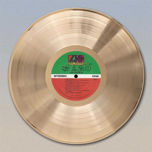Led zeppelin zoso gold - "zoso", lp