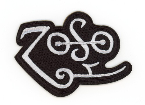 Zoso led zeppelin patch ferro - zoso,