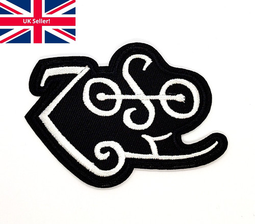 Iron patch zoso embroidered - on,