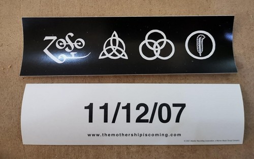 Led zeppelin white text logo - led,